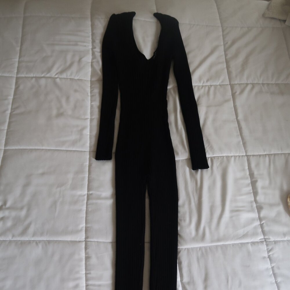 Black Naked Wordrobe Bodysuit